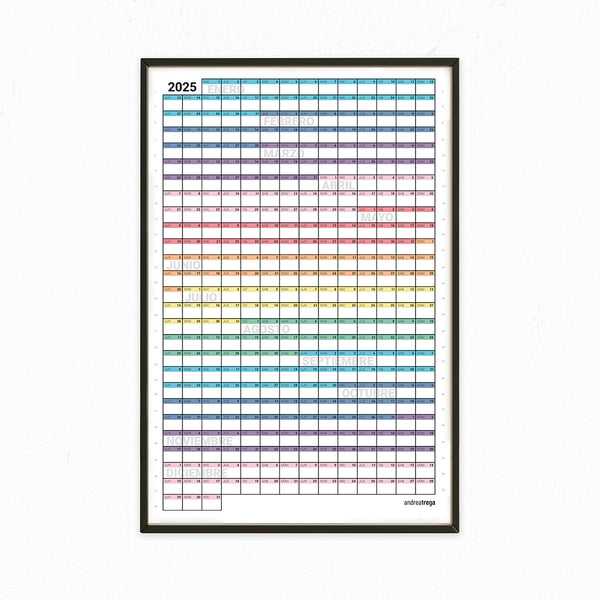 Calendario 2025 Vertical