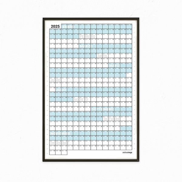 Calendario 2025 Vertical