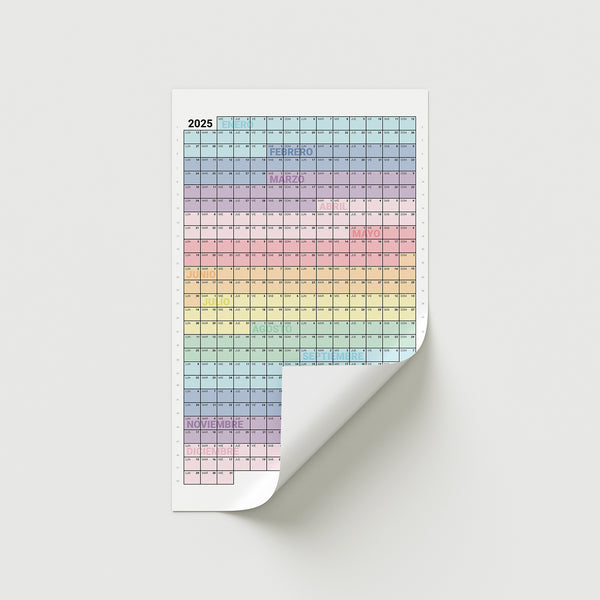 Calendario 2025 Vertical