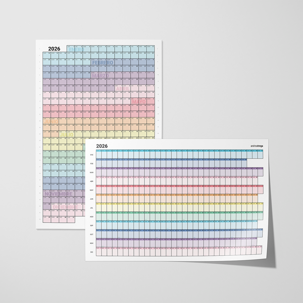 BUNDLE AMBOS CALENDARIOS: HORIZONTAL Y VERTICAL