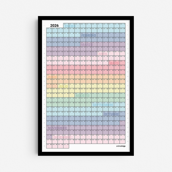 Calendario 2026 Vertical