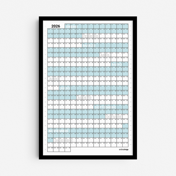Calendario 2026 Vertical