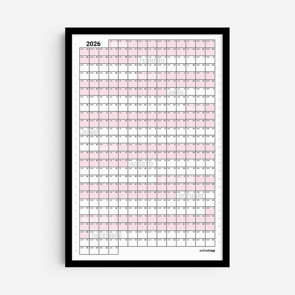 Calendario 2026 Vertical