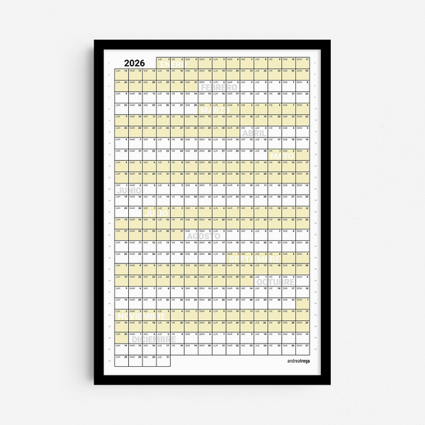 Calendario 2026 Vertical