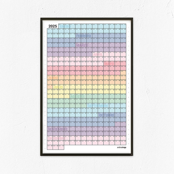 Calendario 2025 Vertical